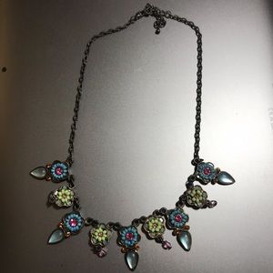 Beaded statement necklace